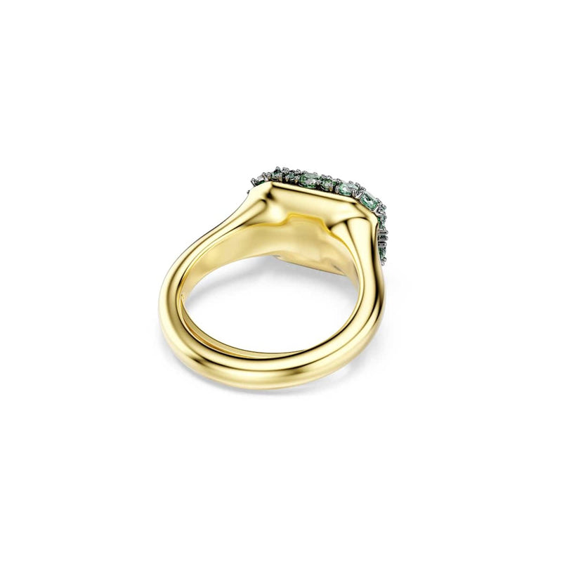 Swarovski Bague Sublima Glam dorée avec cristal rouge 5759920-zoom-