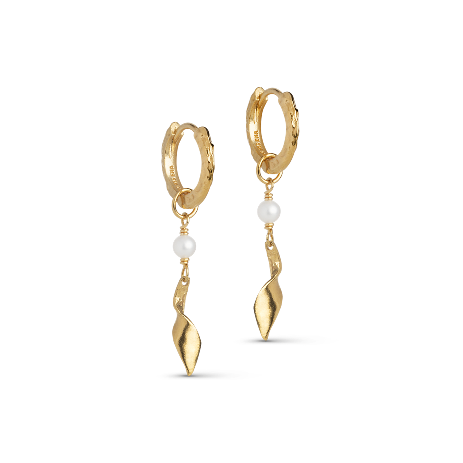 ENAMEL Copenhagen May Gold Plated Recycled 925 Sterling Silver Earrings E366GM-PE