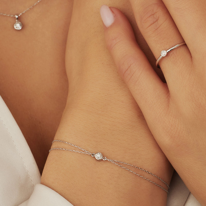 Isabel Bernard De la Paix Bracelet Or blanc 14 carats IBD320010-zoom-