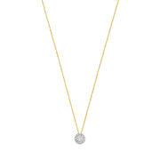 Isabel Bernard De la Paix Collier De la Paix Viviane en or 14 carats avec diamant IBD350031