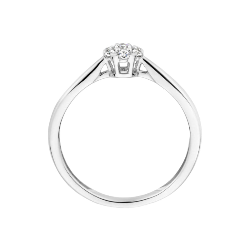 Blush Femmes Bague Or blanc 14 carats 1248WZI/60-zoom-