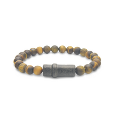 Josh Cognac Natural Stone Bracelet 09285VB/MTCG/MED