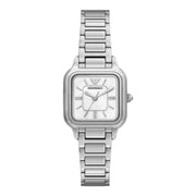 Emporio Armani Square White Dial Watch AR11742