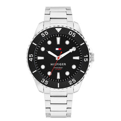 Tommy Hilfiger Oceanic Silver and Black Men's Watch TH1792203