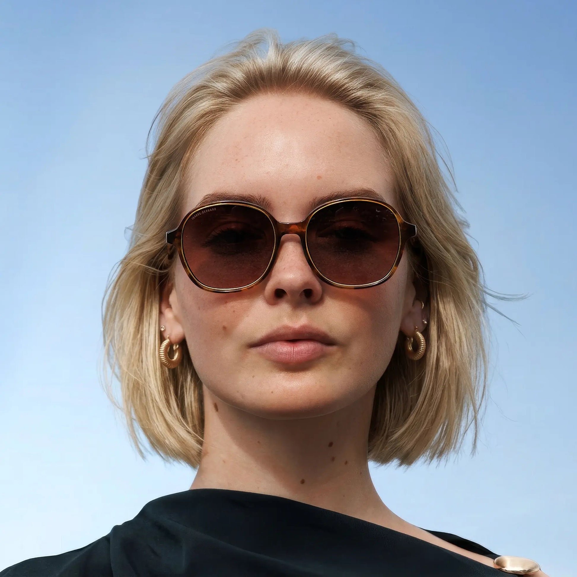 Isabel Bernard La Vilette Demi Brown Sunglasses IB380010-13-14