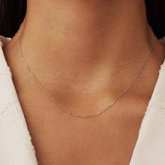 Isabel Bernard Saint Germain Nicole 14 Carat Whitegold Necklace IB340119