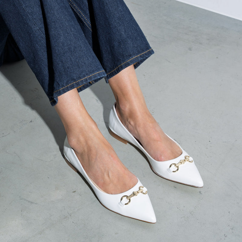 Isabel Bernard Vendôme Femmes Ballerines Blanc IB51002-00-42-zoom-