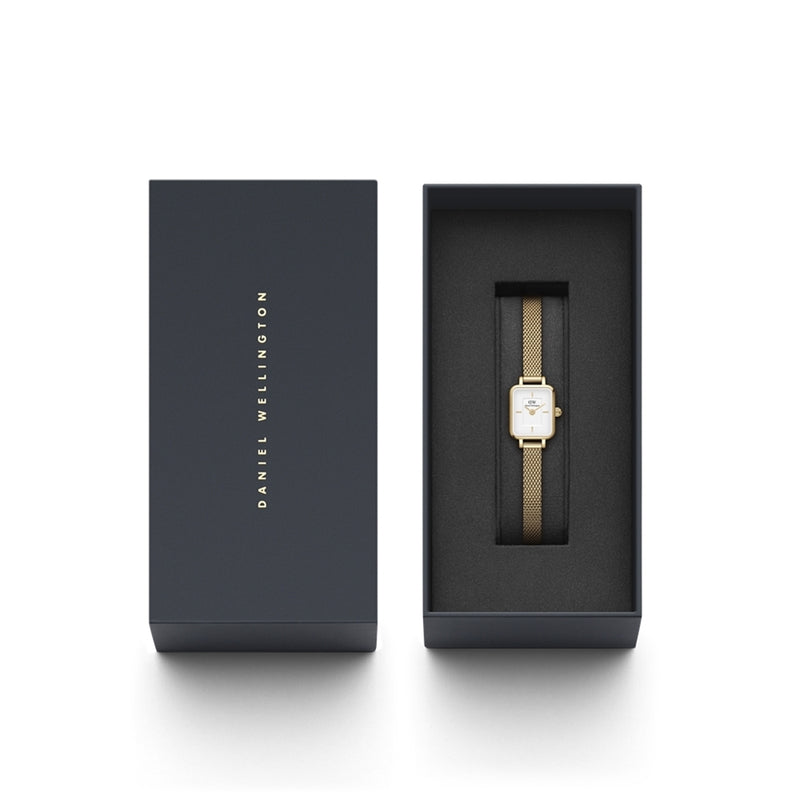 Daniel Wellington Quadro Mini Femmes Montre Or DW00100725-zoom-