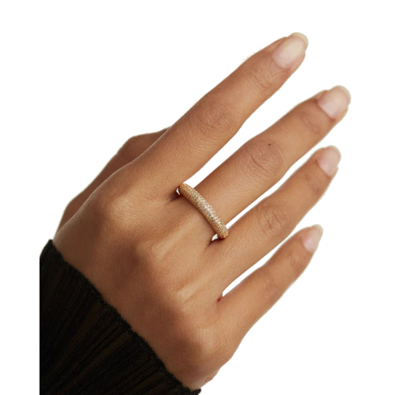 P D Paola Femmes Bague Plaqué or 18 carats AN01-669-10-zoom-