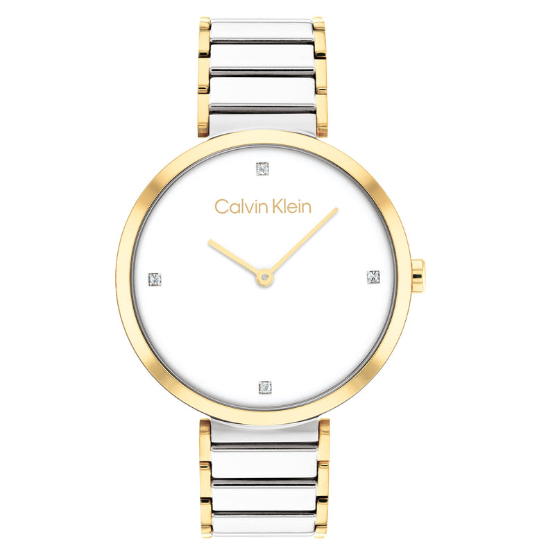 Calvin Klein Minimalistic T-bar White Women's Watch 2002-CK25200134-zoom-