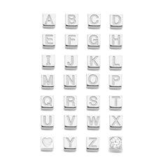 Isabel Bernard Saint Germain Felie 14 Carat Whitegold cube Charm IB350051